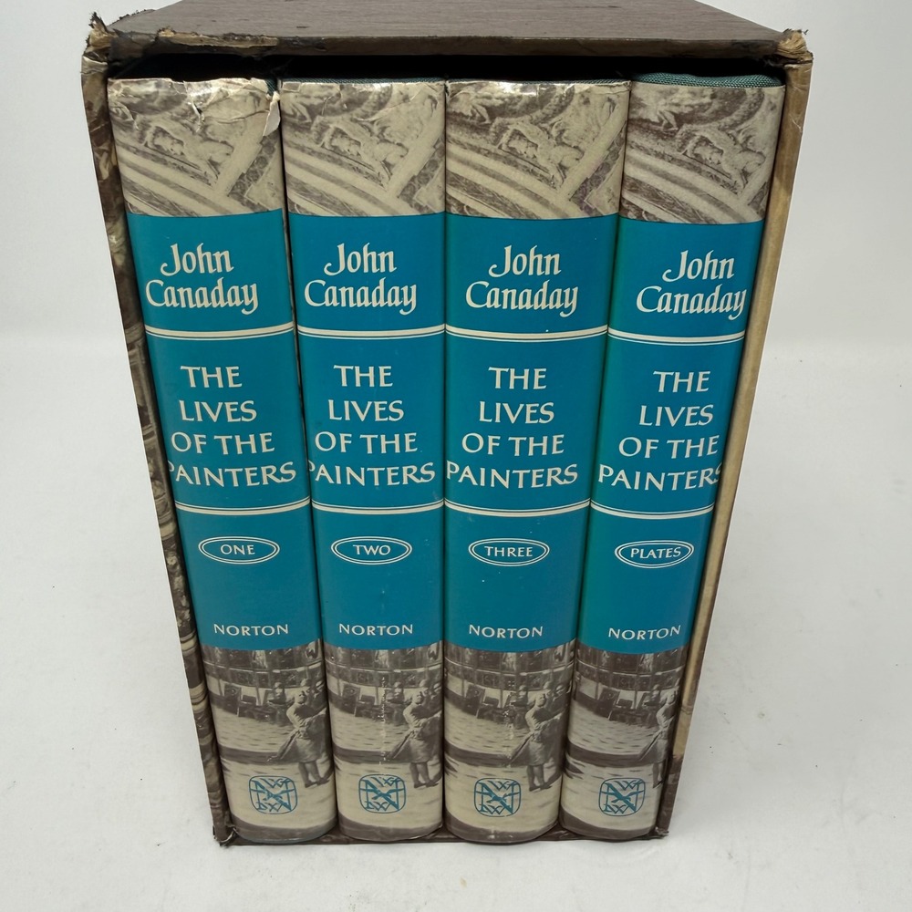 The Lives of the Painters John Canaday 4 Volume Boxed Set First Edition 1969 Art